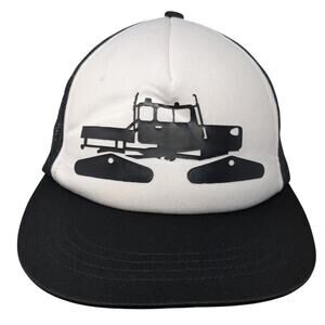 Space Craft Snapback Trucker Cap Black One Size Adjustable Breathable Mesh Back